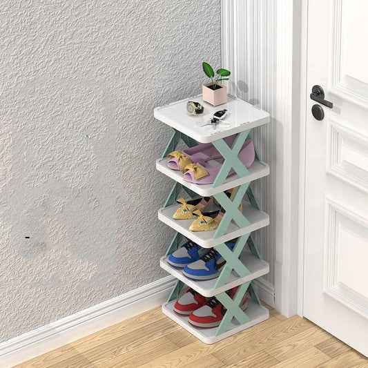 X-Shaped Shoe Rack