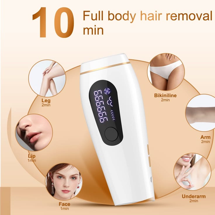 Ice Cold IPL Hair Removal Device