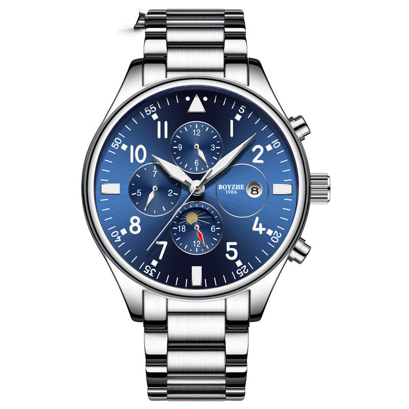 Automatic Mechanical Watch Steel Belt