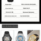 Barrel-shaped Leather Belt Men's Waterproof Mechanical Watch