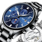 Automatic Mechanical Watch Steel Belt