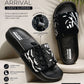 FlexLock Adjustable Slides for Men – Soft Cushioned Anti-Slip Comfort Slippers
