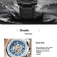 Barrel-shaped Leather Belt Men's Waterproof Mechanical Watch
